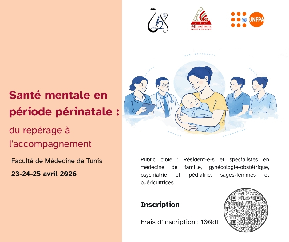 Affiche Masterclass santé mentale en période périnatale