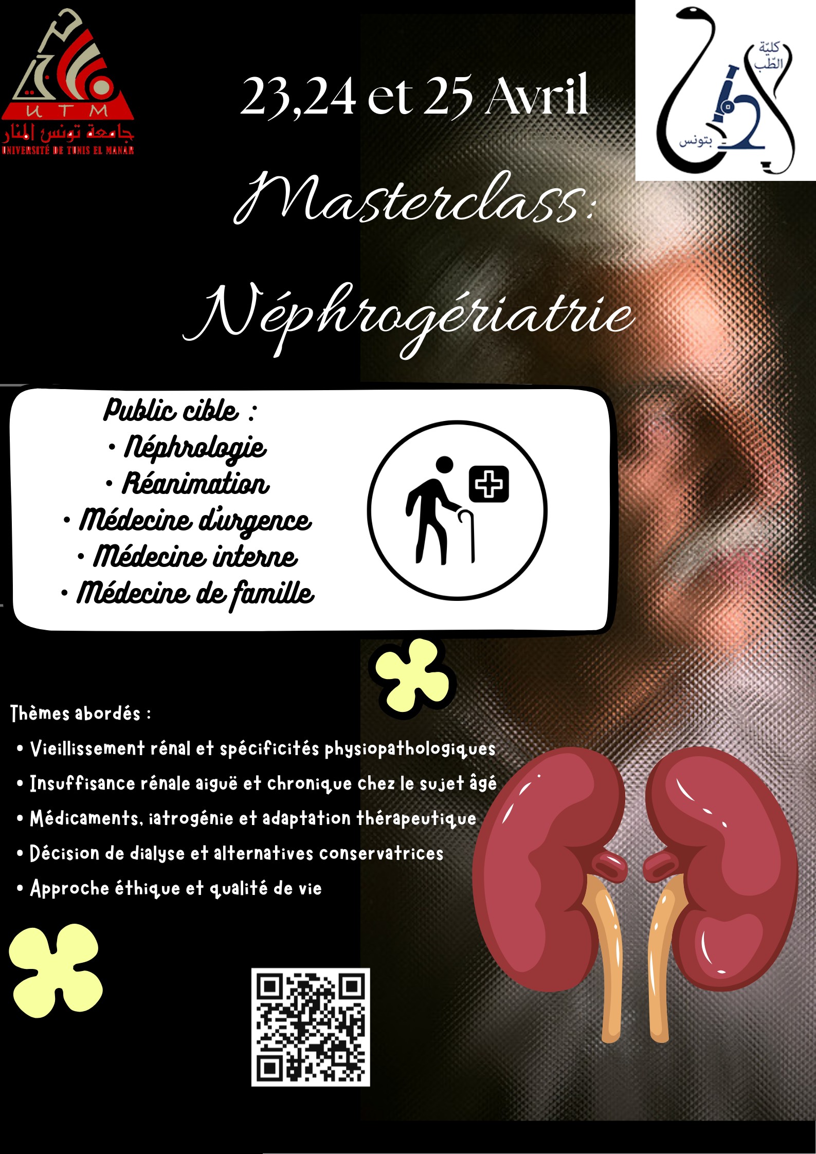 Affiche Masterclass Néphrogériatrie