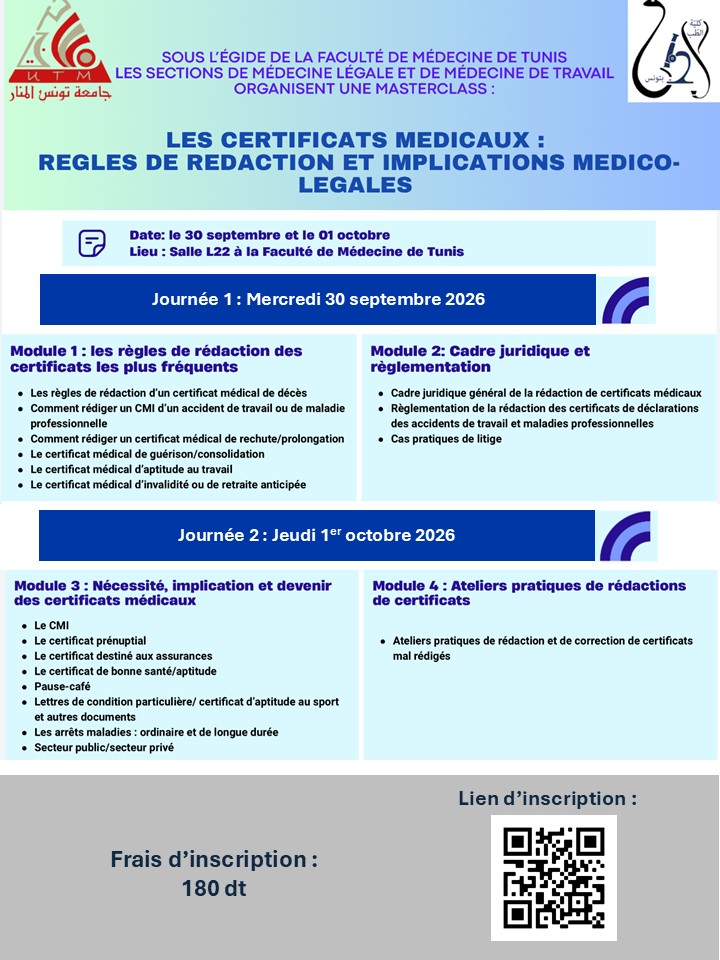 Affiche cetificats médicaux