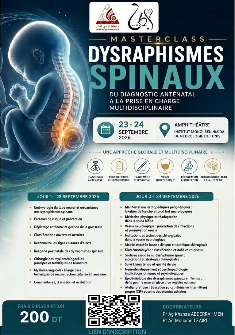 Affiche Masterclass Dysraphisme