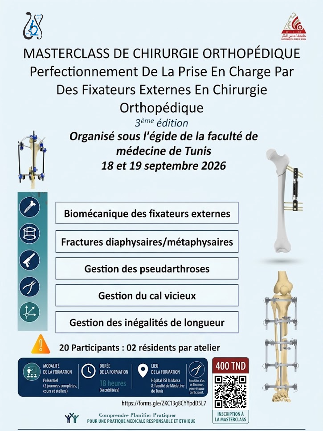Affiche Masterclass fixateur externe